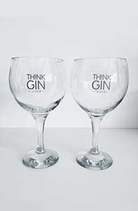 2 Think Gin Balloon Glasses