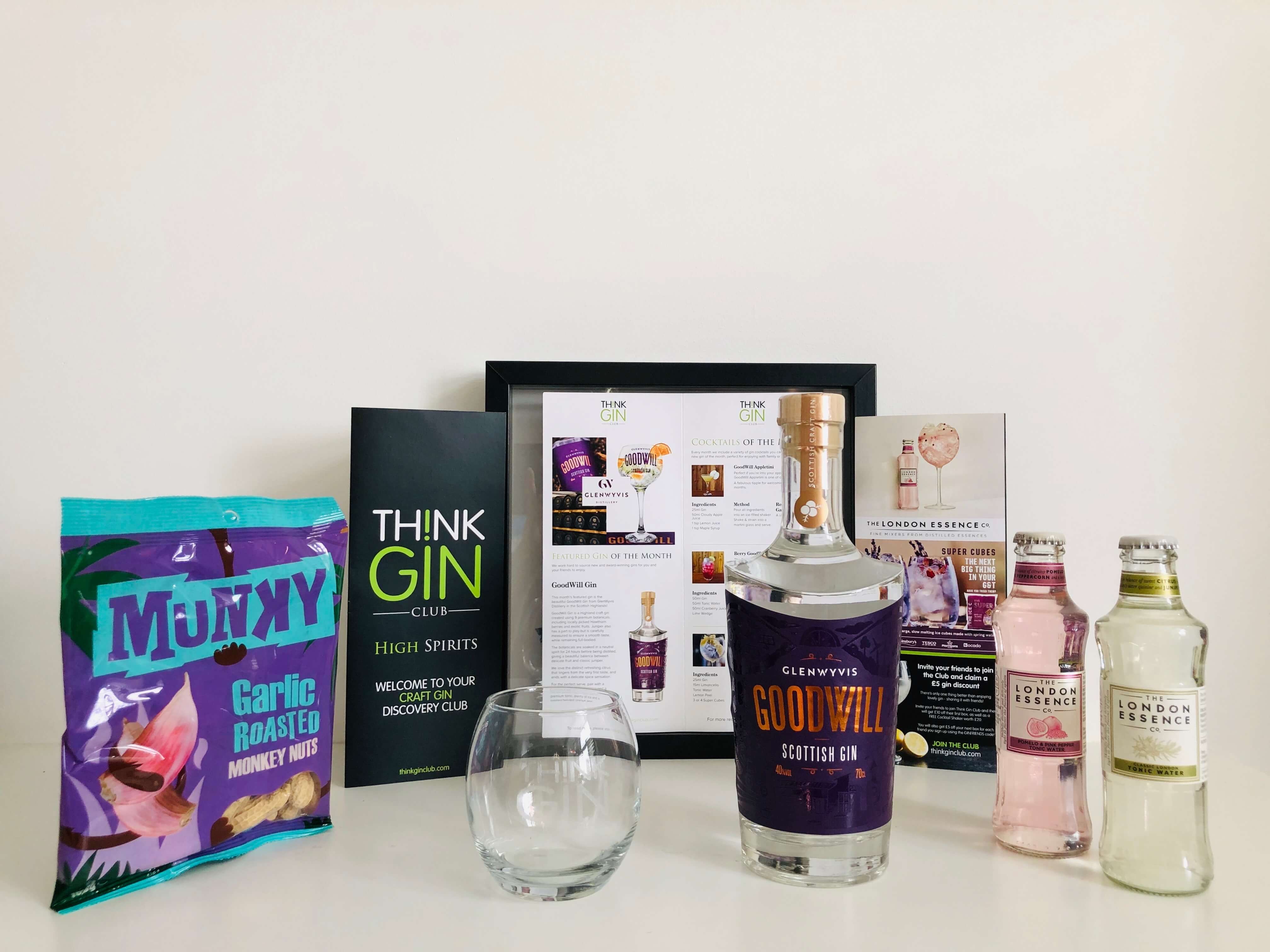 Goodwill Gin, Artisan Gin Club, Monthly Gin